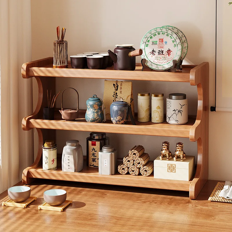 

Desktop Storage Shelf, Office & Tea Room Cup Holder, Multi-Layer Simple Household Organizer Display Rack