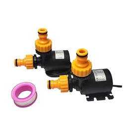 Mini bomba de agua ultrasilenciosa, Motor sin escobillas sumergible para acuario, fuente de estanque para pecera, jardín, cc 12V 24V 800L/H