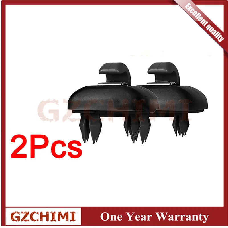 8U08575624PK 2PCS Interior Sun Visor Hook Clip /Retainer Cover  For Audi A4 2005-2015 A4 Allroad 2010-2016