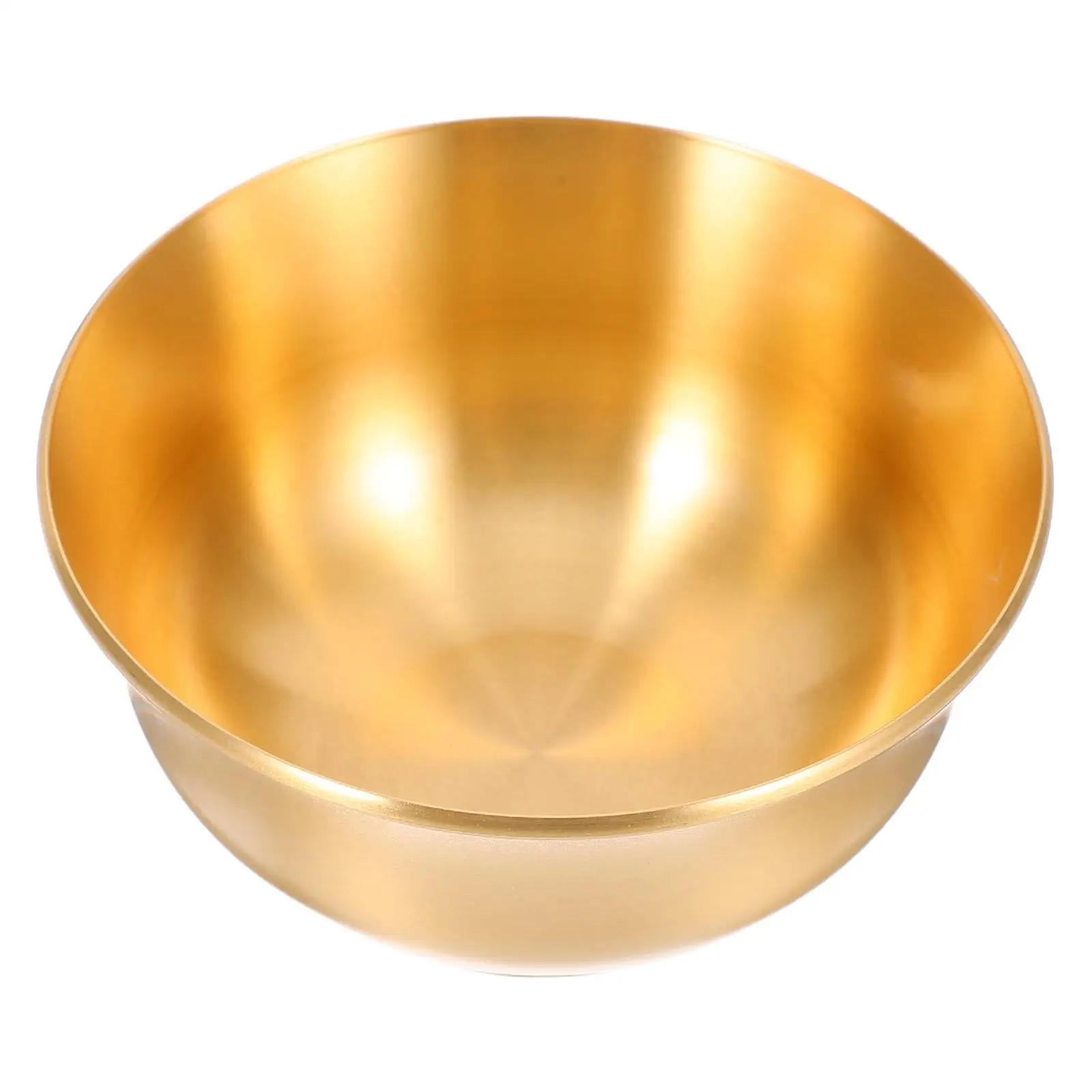 Brass Ornaments Bowl Decor Copper Craft Offering Prayer Decorative Small Ritual