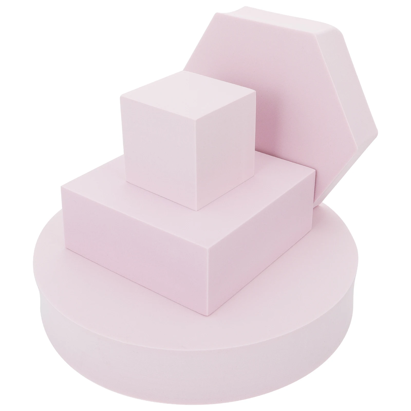 4 Pcs Geometry Props Geometric Cube Tool for Food Photography Decorative Colorful Background Lightweight Durable Waterproof Easy