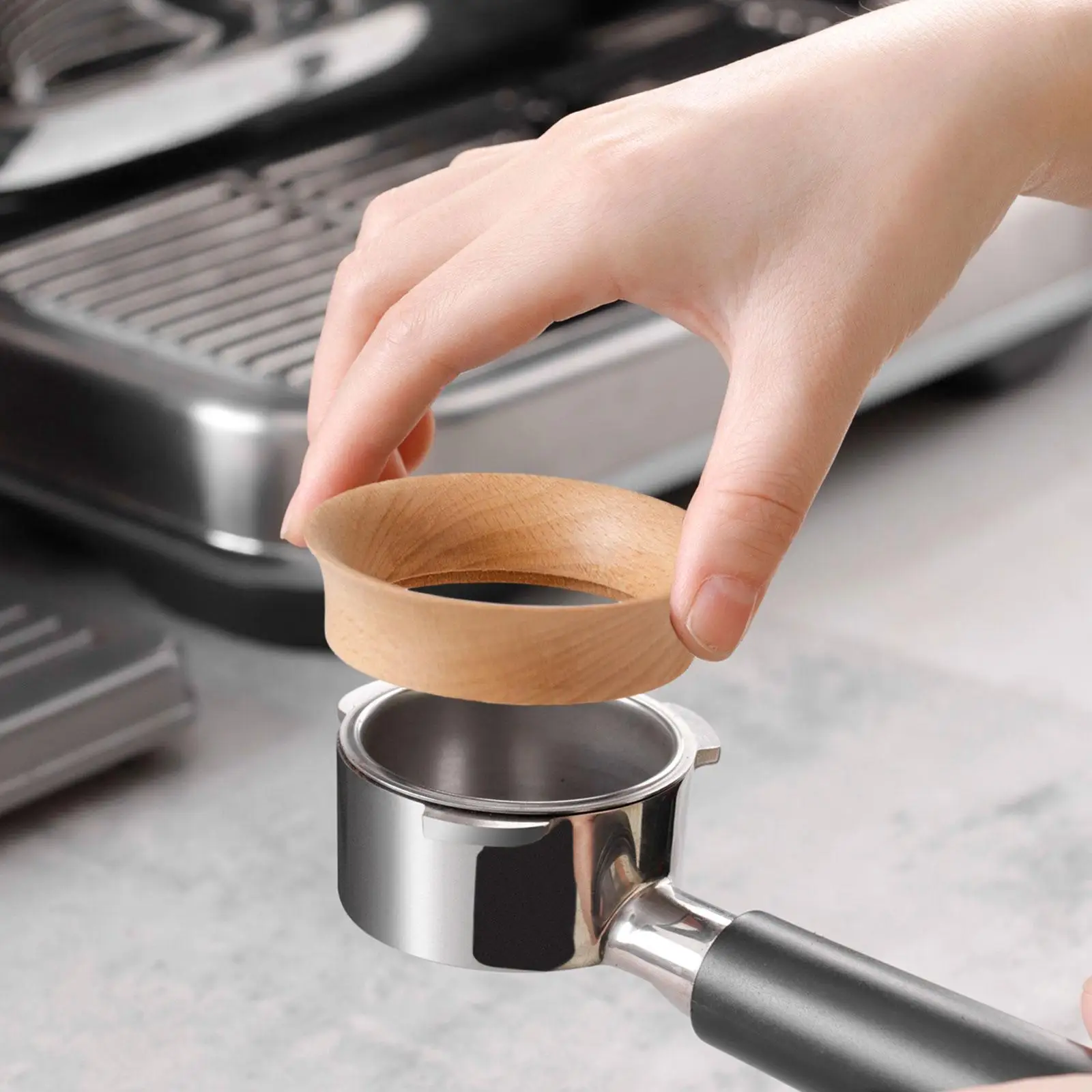 Corong dosis kopi, pengganti tahan lama kopi cincin dosis untuk kopi