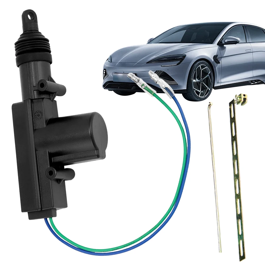 12V Car Locking System Actuator 2 Wire Car Electric Door Lock Actuator Locking System Single Gun Type Kit Door Lock Accessories