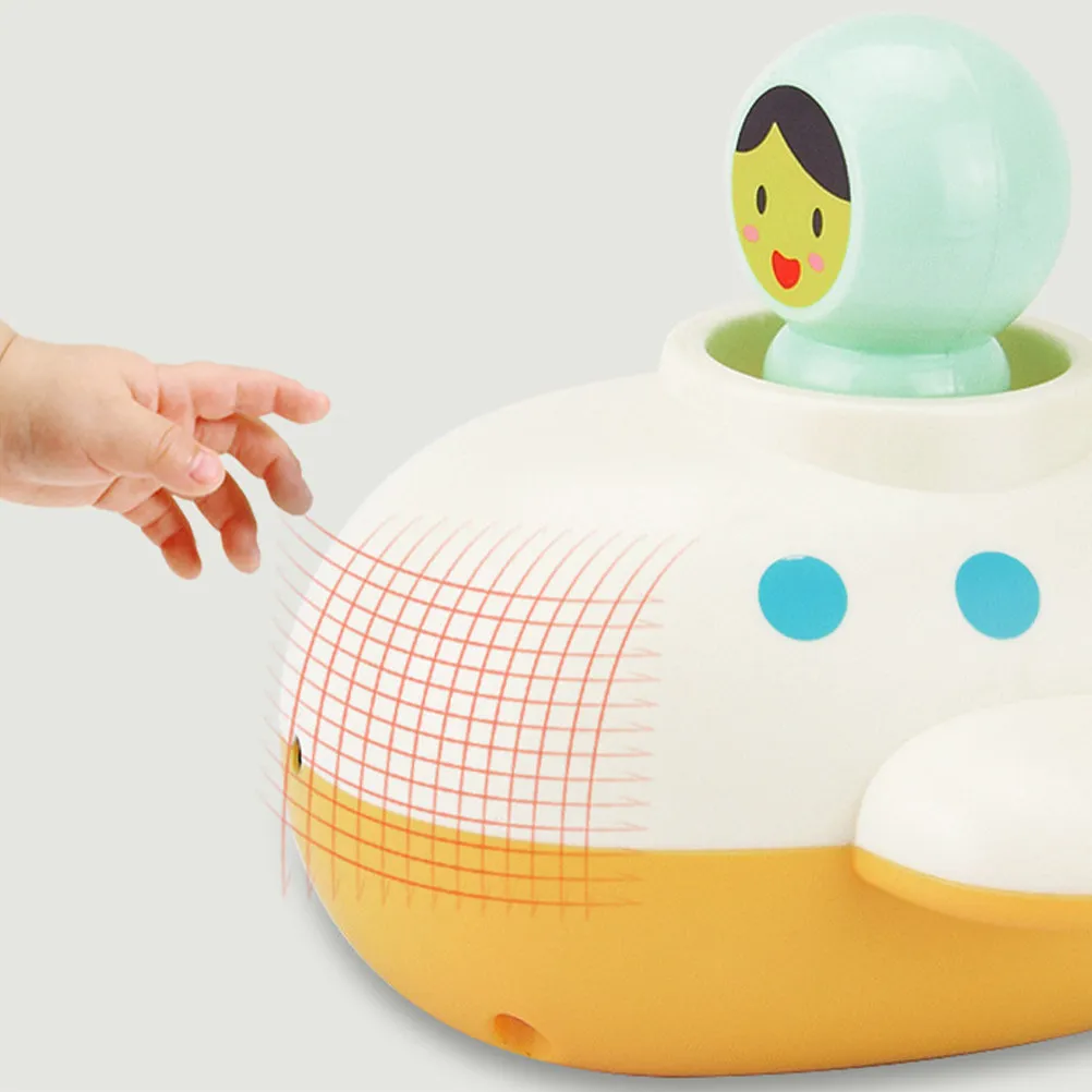 Submarine Bath Spray Spiral Spring Colorful Creative Rotative Bath Water Spray Bathroom Bathing Fun for Kid Random Color