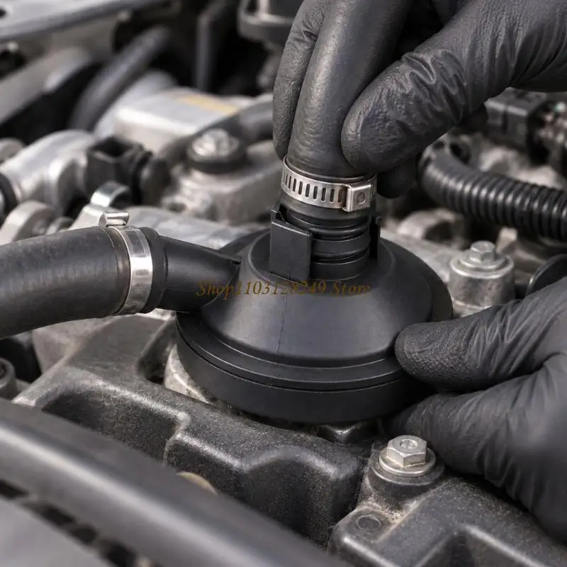 N5KD Replacement Crankcase Valves in Round Black ABS Housing 8200291355 for Scenic II