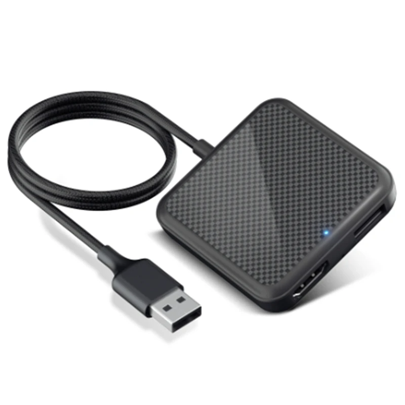 

Car Tv Mate Wired To Wireless Carplay Android Auto Adapter -Compatible Video Converter For TV Stick Game Box