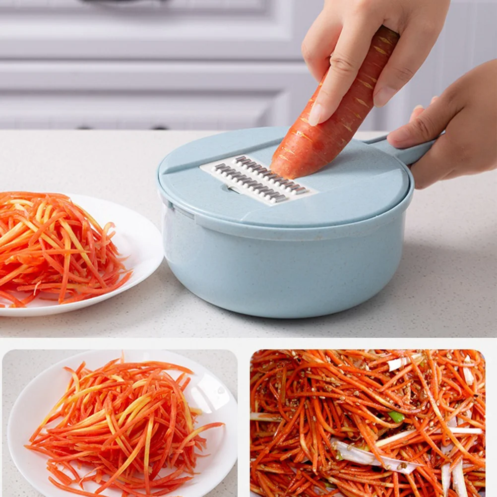 

12 In 1 Multi-Function Vegetable Chopper Carrots Potatoes Manually Cut Shred Slicer Radish Grater Kitchen Tools Vegetable Cutter