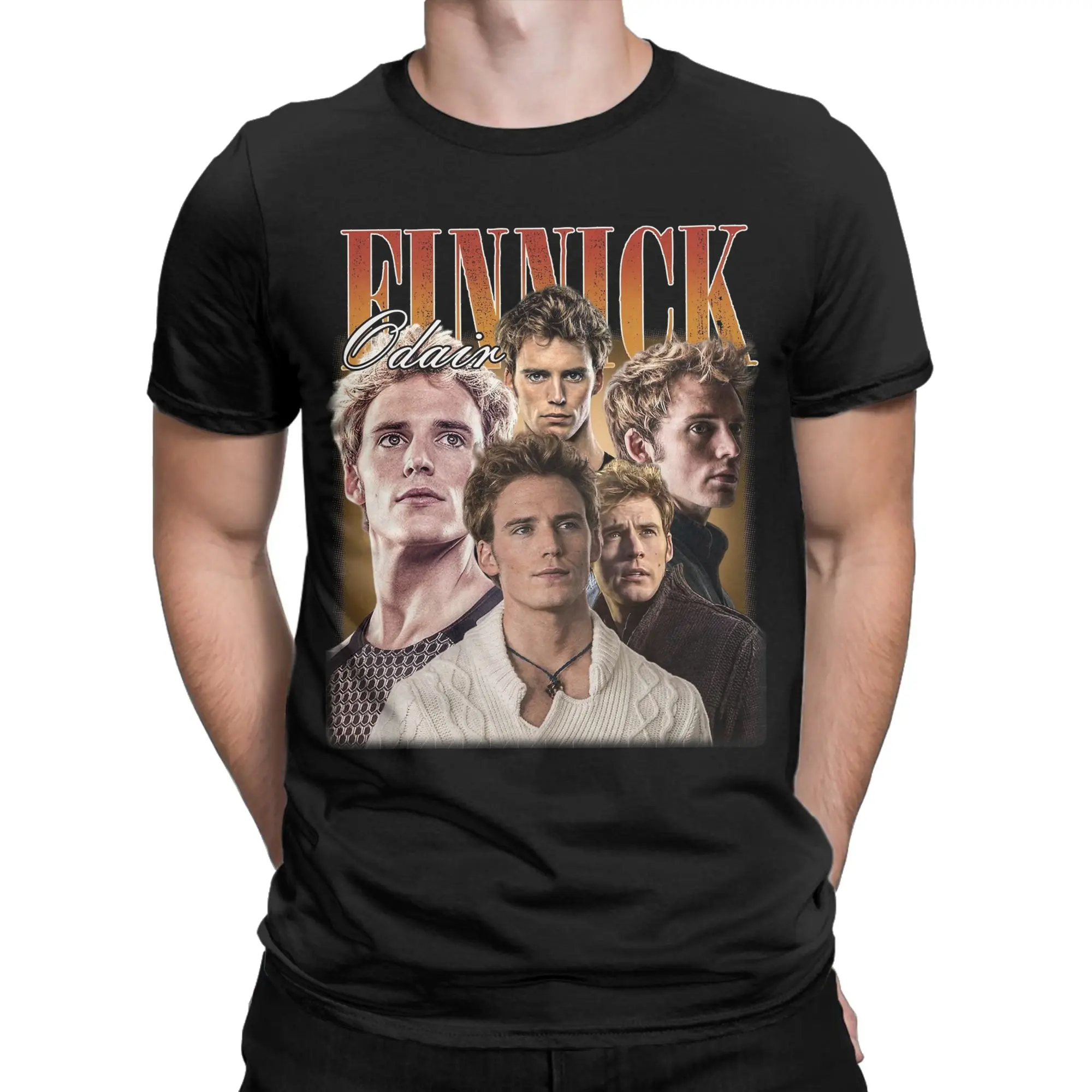 The Hunger Games Finnick Odair T Shirts Men 100% Cotton Amazing T-Shirts Round Collar  Tee Shirt Short Sleeve Tops New Arrival