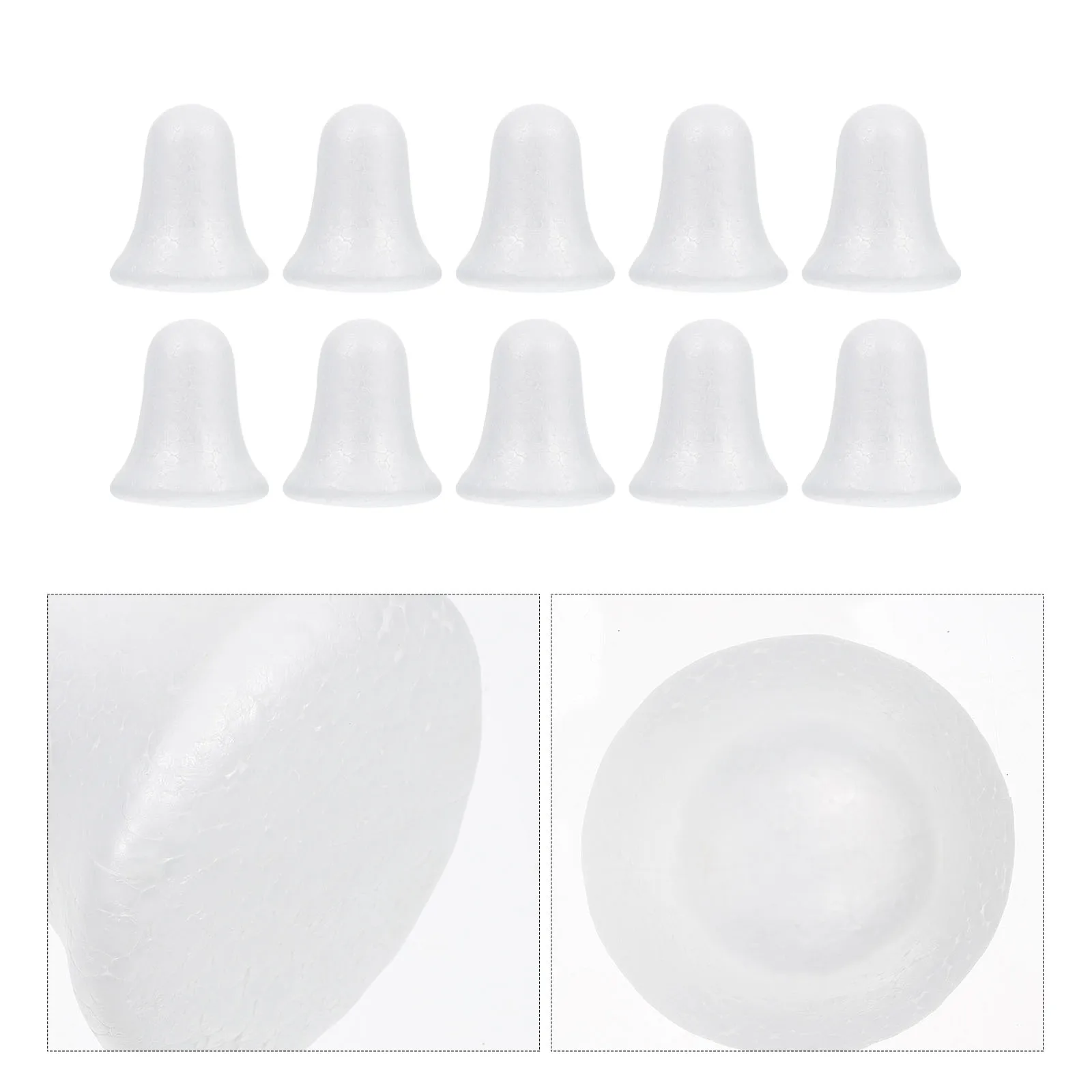 

10Pcs 3D Foam Bells DIY Craft Ornaments for Christmas Tree Hanging Decor Xmas Party Holiday Festival Decoration