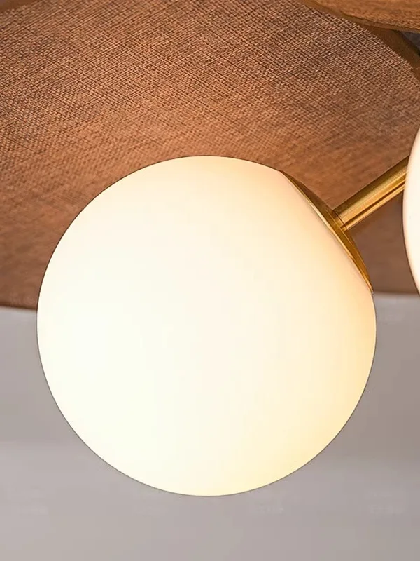 Vintage restaurant glass ceiling light Japanese Wabi Sabi bubble pendant light bedroom kitchen home decoration lighting fixtures