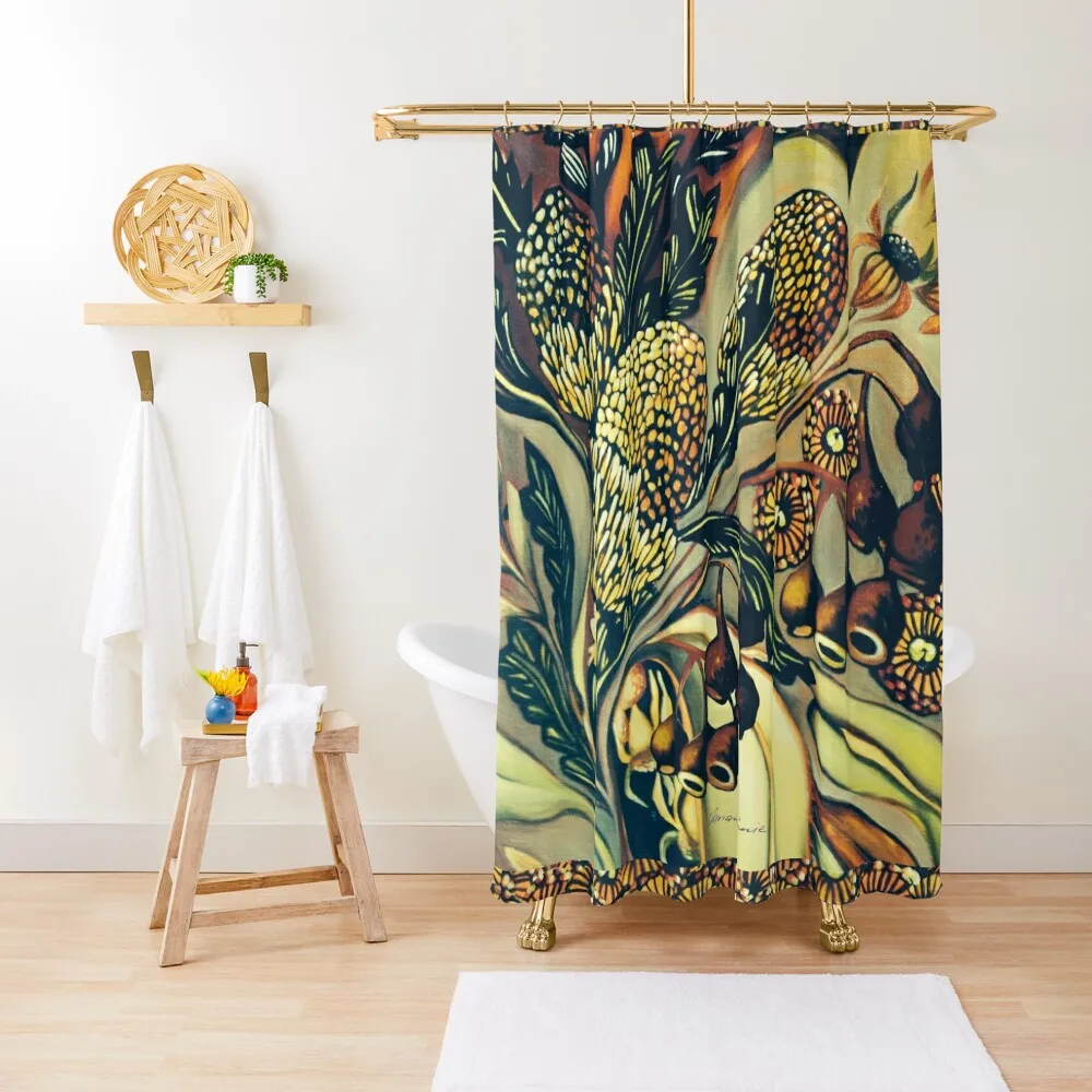 

The Colours of Australia Shower Curtain Funny Shower Transparent Bathroom Shower Curtain