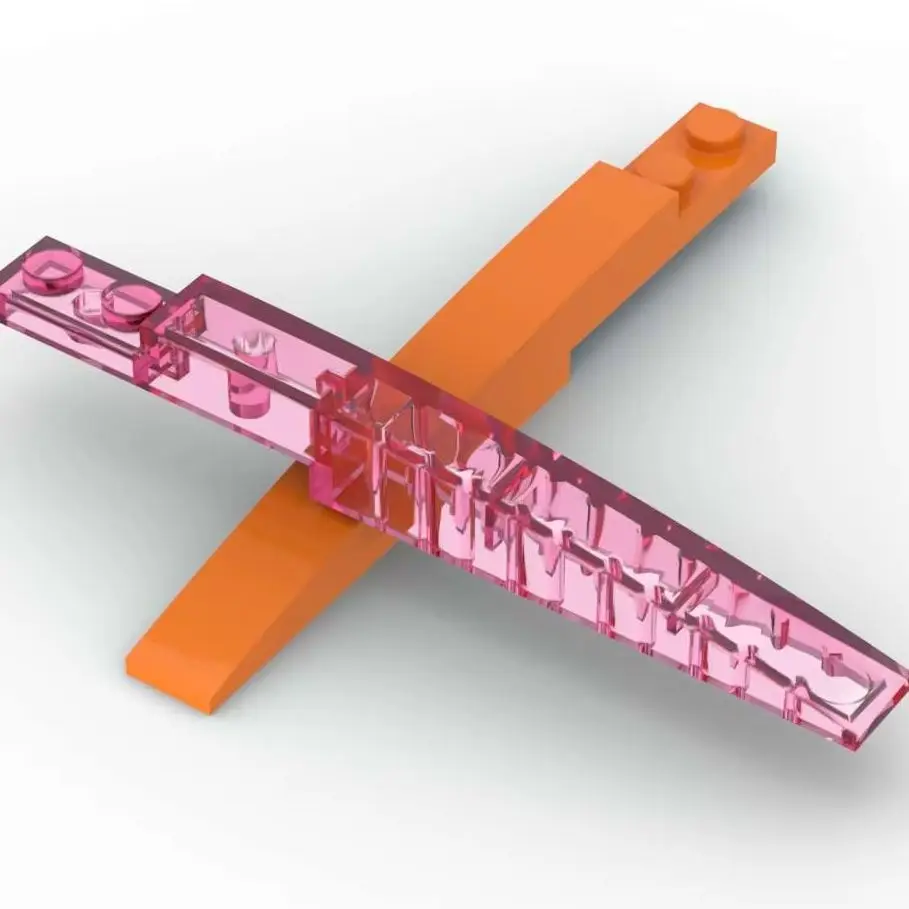 MOC 10PCS 85970 High-Tech Compatibile Curvo 10x1 Building Block Kit 13731 Pendenza di Mattoni Casa Castello Particelle Giocattolo di Festa Regalo Del Capretto