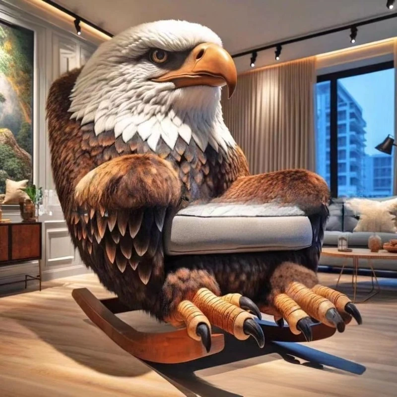Eagle sand chair hair, living room furniture two-dimensional sofa, bedroom bed creative size apartment
