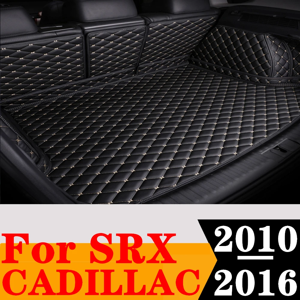 

Custom Full Set Car Trunk Mat For Cadillac SRX 2016 2015 2014 2013 2012 2011 2010 Rear Cargo Liner Tail Boot Tray luggage Pad