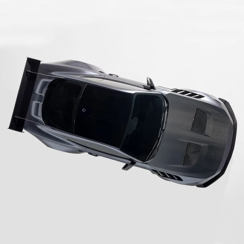

GTD Style Carbon Fiber Front Engine Cover For 2024+ For Ford Mustang New Engine Bonnet Hood