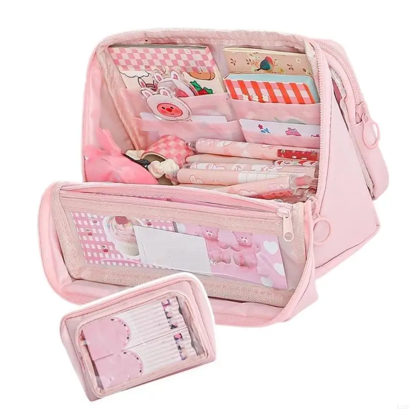 Caixa lápis lápis simples lápis capacidade para organizar material escolar