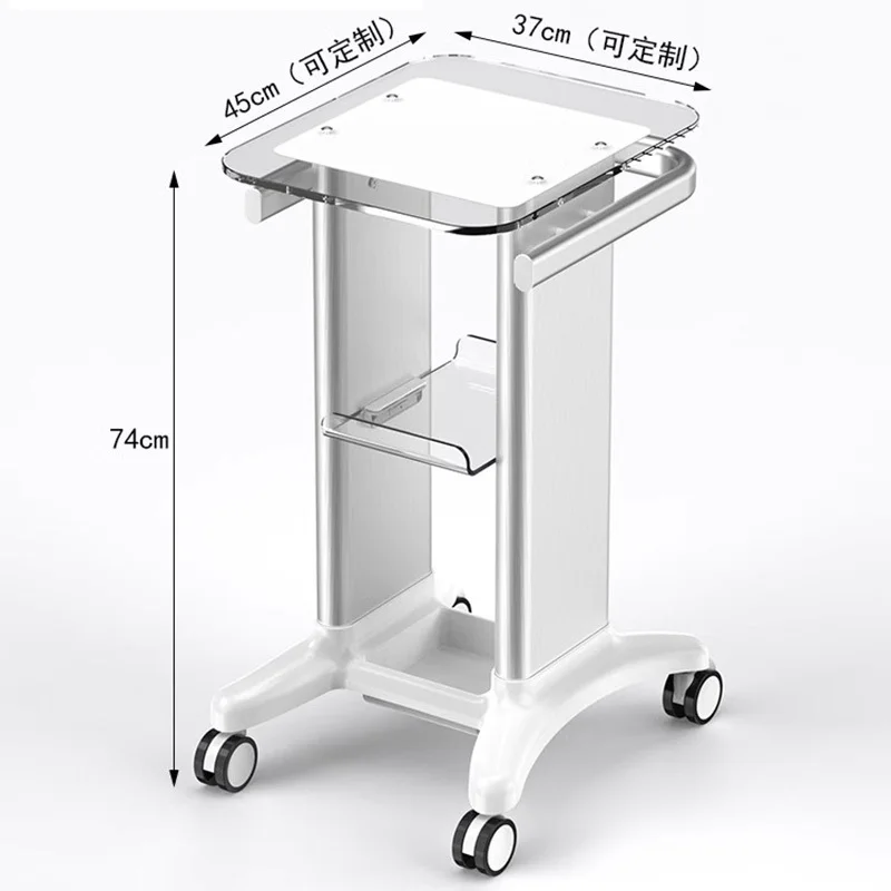 Furniture Aesthetics Beauty Hairdressing Carts Dressing Auxiliary Cart Drawers Rotating Trolley Aluminum Muebles Belleza Spa