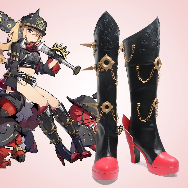 

Game Zenless Zone Zero Lucy Cosplay Boots Shoes Luciana Auxesis Theodoro de Montefio Shoes Halloween