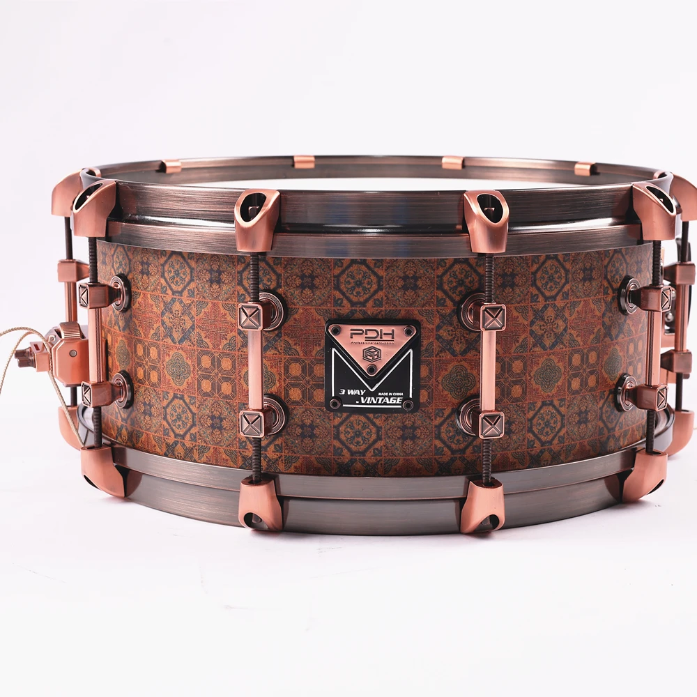 

Hooqu PDH birch shell small drum 14x6.5, environmentally friendly cork high-quality painted surface