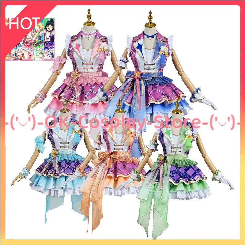 LoveLive Liella Cosplay Freshlive Tang Keke Shibuya Kanon Hazuki Ren Heanna Sumire Arashi Chisato Sakurakoji Cosplay Costume