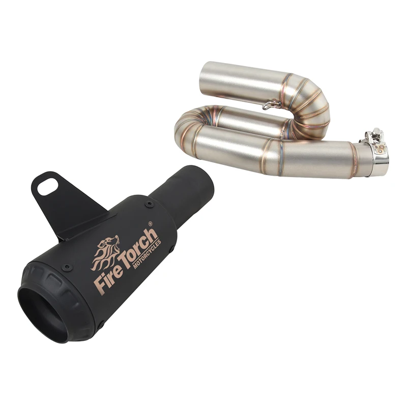 Slip On For TRIUMPH STREET TRIPLE 765 S R RS 660 S A2L 2017 - 2023 Motorcycle Exhaust Escape Mid Connecting 50.8mm Muffler Moto