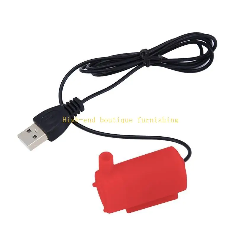 L9NB Micro Water Fish Tanks Aquarium USB Powered for DC 5V 2-3L/min Mini Motor Water-pump