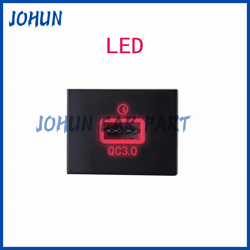 Picture 4: Car Red Light Charger Quick Charge Cigarette Lighter QC3.0 USB Interface Socket Fast Car Charger Use For Ford Transit 2009-2016