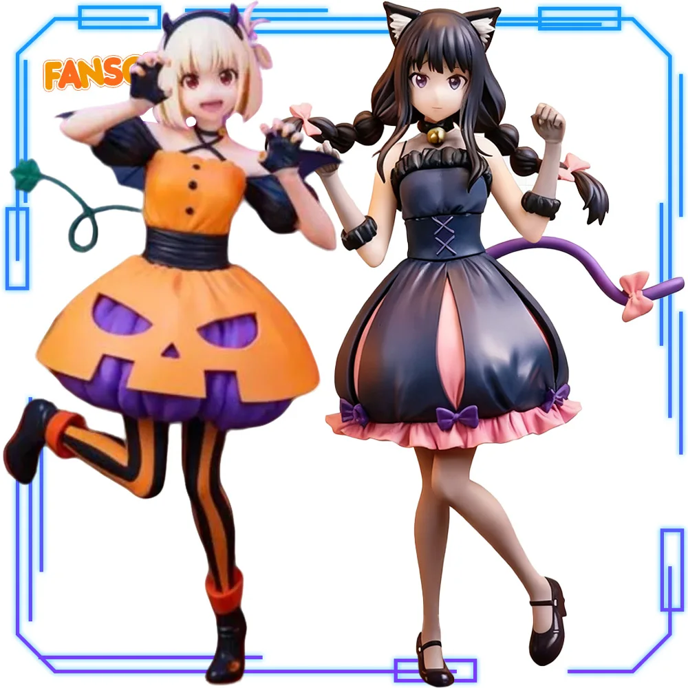 

In Stock System Service Original Genuine Anime Lycoris Recoil Nishikigi Chisato Inoue Takina Halloween Ver 19cm Model Toy Figure