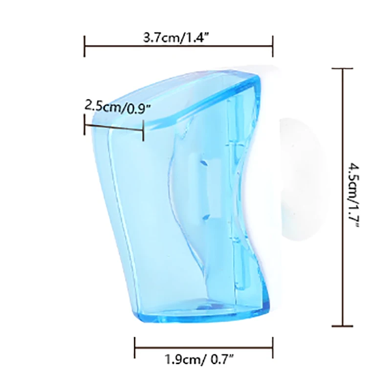 Bathroom Product Suction Cup Toothbrush Holder Wall Mount Rack Toothbrush Cover Storage