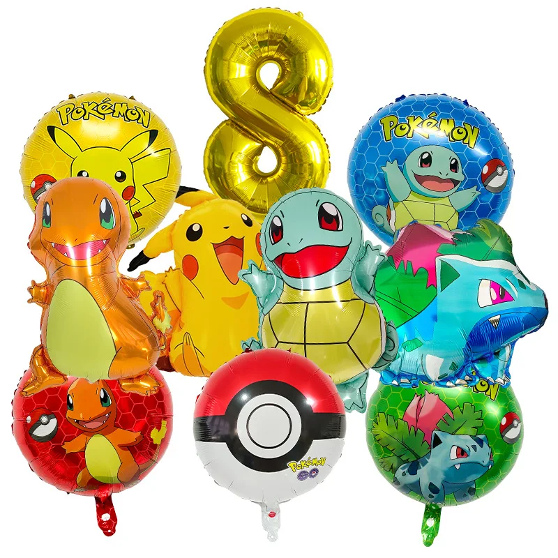Reuze Pokémon thema folie ballonnen verjaardagsparty decoratie voor kinderfeestjes cadeautjes fotobooth babyshower ballon