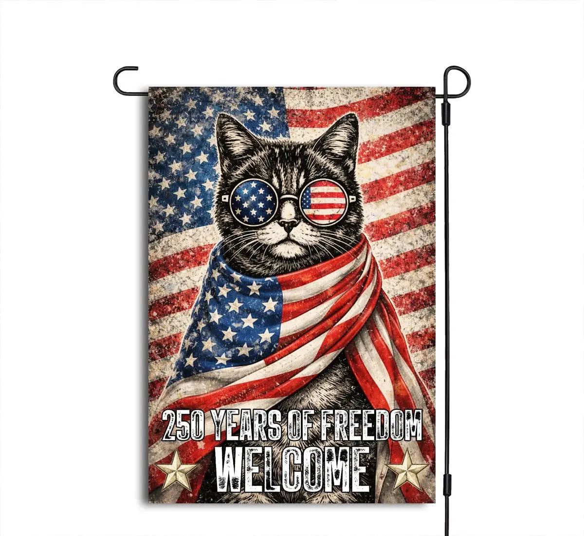 250 Years Of Freedom Welcome Garden Flag - 1776-2026 Yard Sign - Usa 250Th Anniversary Decor - 4Th Of July Banner - Independ PPZ