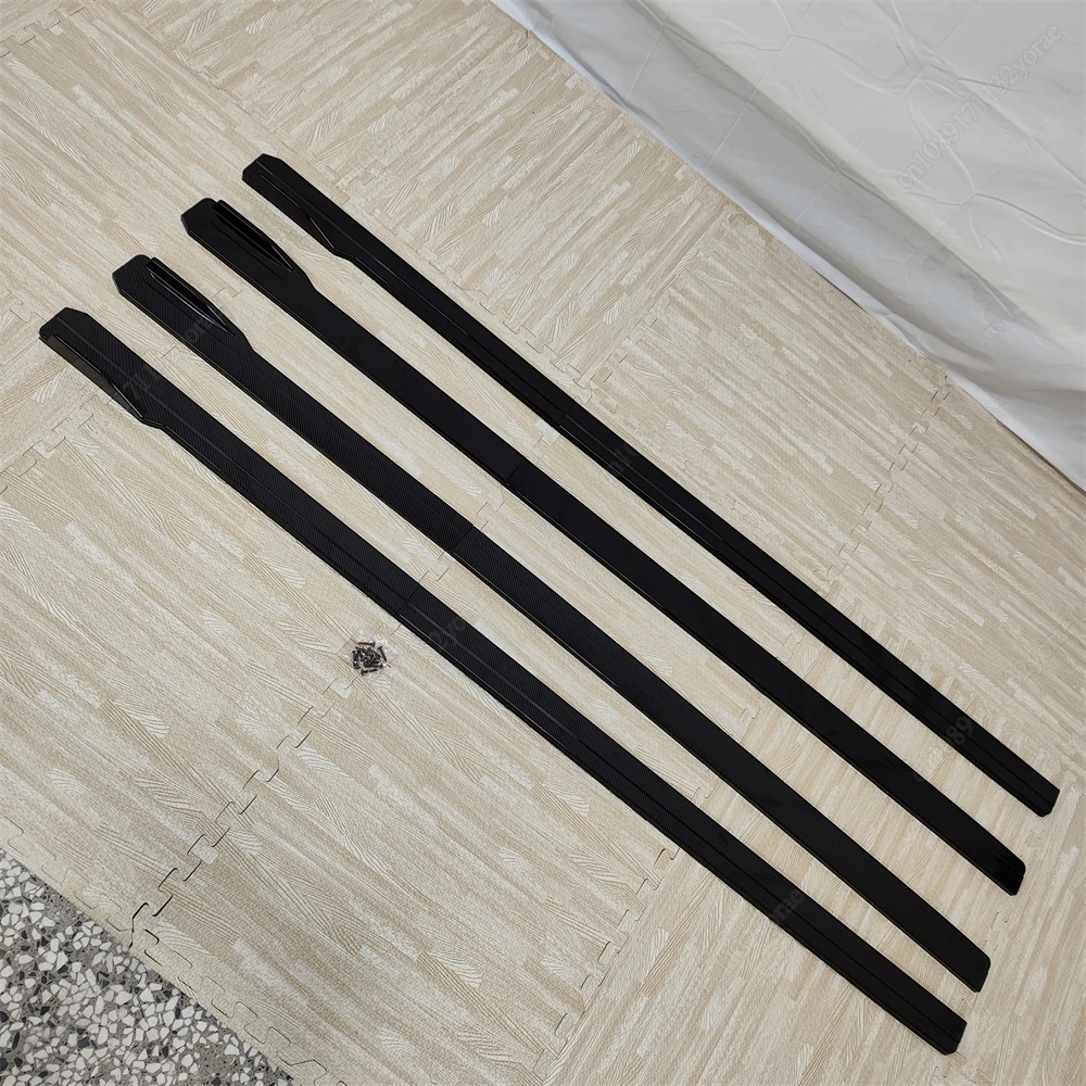 لفولكس واجن جولف 8 MK8 GTI GTD R-line 2020-2024 ماكستون نمط سيارة الجانب تنورة 4 قطعة الجناح الخائن الشفاه الجانب سبويلر ضبط