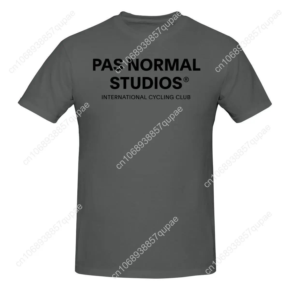 مضحك Pas Normal Studios الأسود شعار تي شيرت رجالي مطبوعة بلايز فضفاضة ونحيفة تناسب المرأة تي شيرت