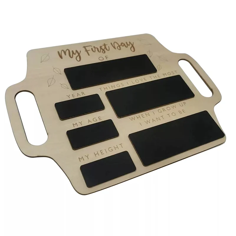 

First Day Of School Sign Portable Hang Back School Blackboard Sign Personalized First Day Of School Chalk Board Photo Prop