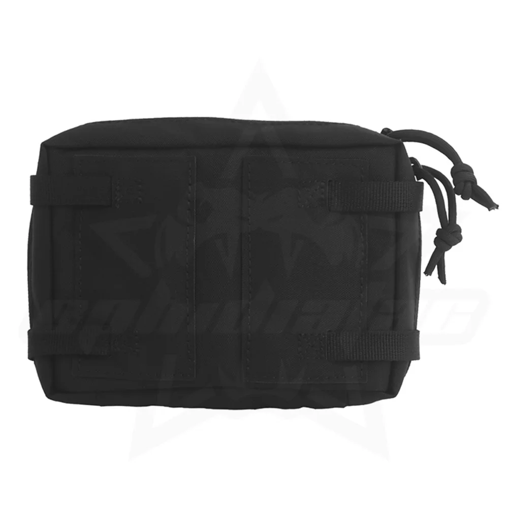 Bolsa de primeiros socorros de tração horizontal OPHIDIAN, design dividido, adaptação ao sistema MOLLE, aperto elástico, uso rápido