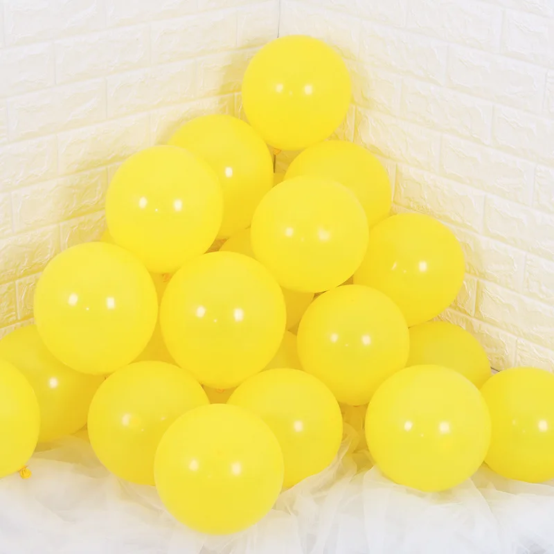 101pcs Yellow White Balloons Garland Arch Kit Matte Ballon Decorations for Kids Baby Shower 1st 2nd Birthday Party Baptism Decor