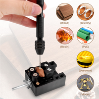A76K Hand Drill Bits Set 31Pcs Hand Drill Set Precision Pin Vise Micro-Mini Twist Drill Bits For Metal Wood, Delicate Manual Wor