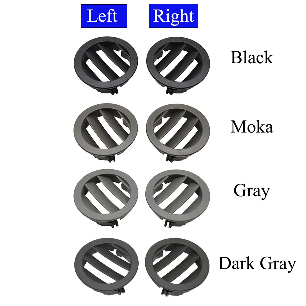 Dashboard Left Right Air Conditioner AC Vent Grille Outlet Round Cover Panel For BENZ E Class W212 2009-2015 E200 E300 E350 E550