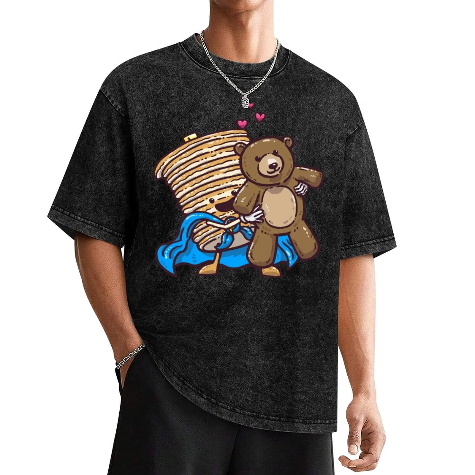 

Captain Bear Hug T-Shirt Anime t-shirt graphic t shirt vintage graphic t shirts blue archive fitted t shirts for men