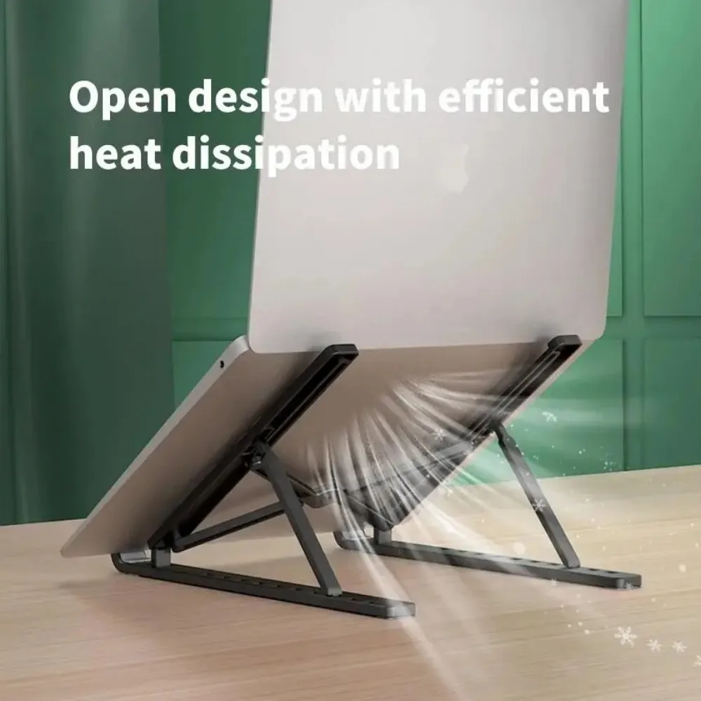 Foldable Laptop Stand Cooling Notebook Bracket Adjustable Ergonomic Laptop Support Base Holder Laptop Tablet Accessories Stands image 5