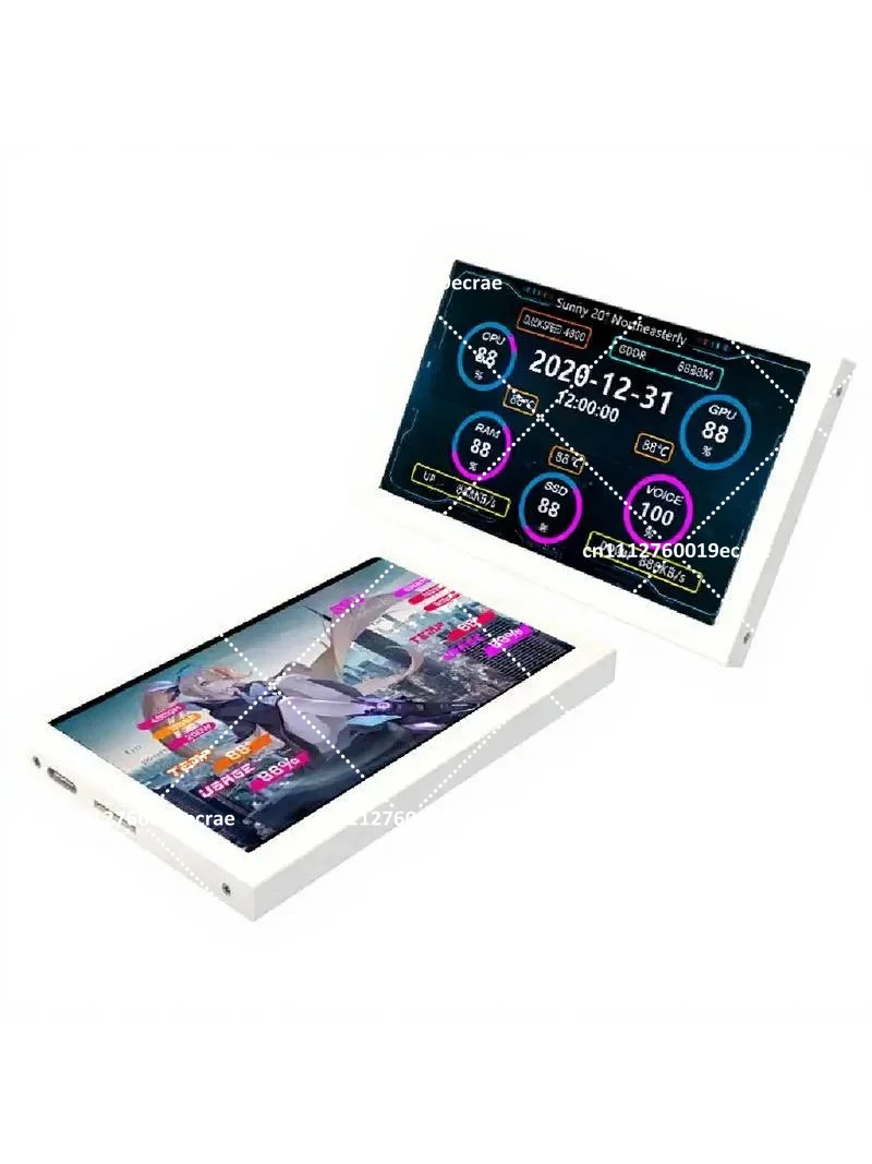 5 Inch IPS USB Type-C Desktop Secondary Screen for Computer Monitoring Chassis Display