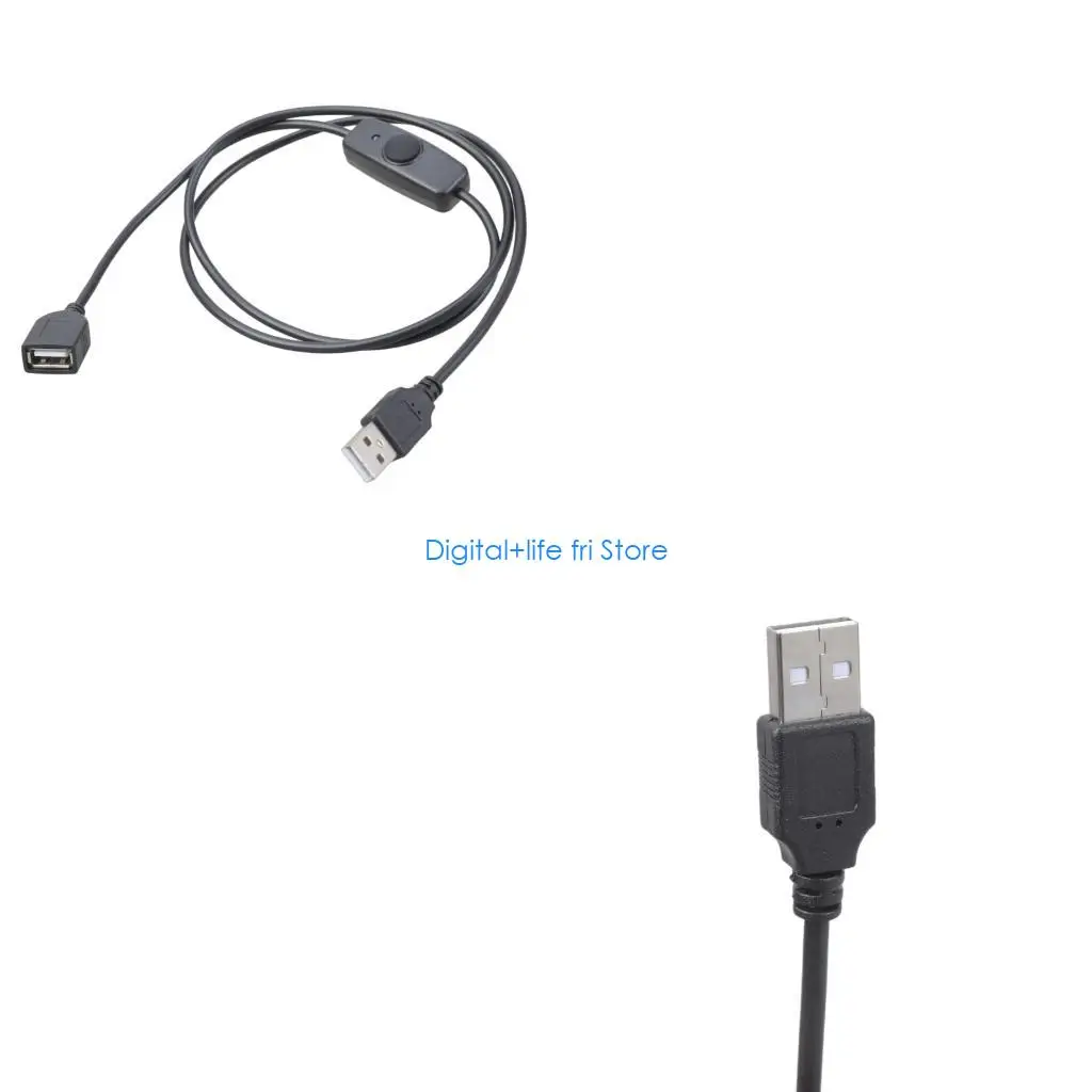 E06D USB2.0 Extension Cable with Switches for Webcam Camera Phone Mouse Keyboard