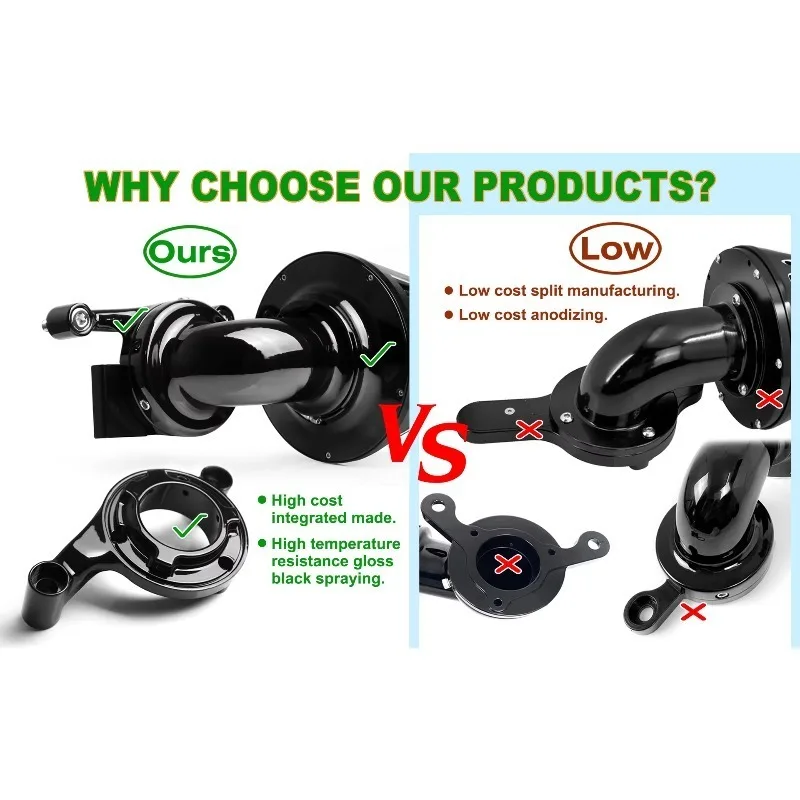 Zuimi الراقية الوحش CNC مخروط منقي هواء مدخل فلتر ل هارلي سبورتستر XL883 XL1200 الحديد 883 1200 48 XL1200V 72 1991-up