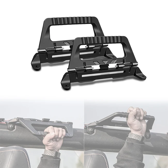 

High Quality Aluminum Alloy Roll Bar Grab Handles Easy Installation Interior Accessories For Bronco 2021 2022 2023
