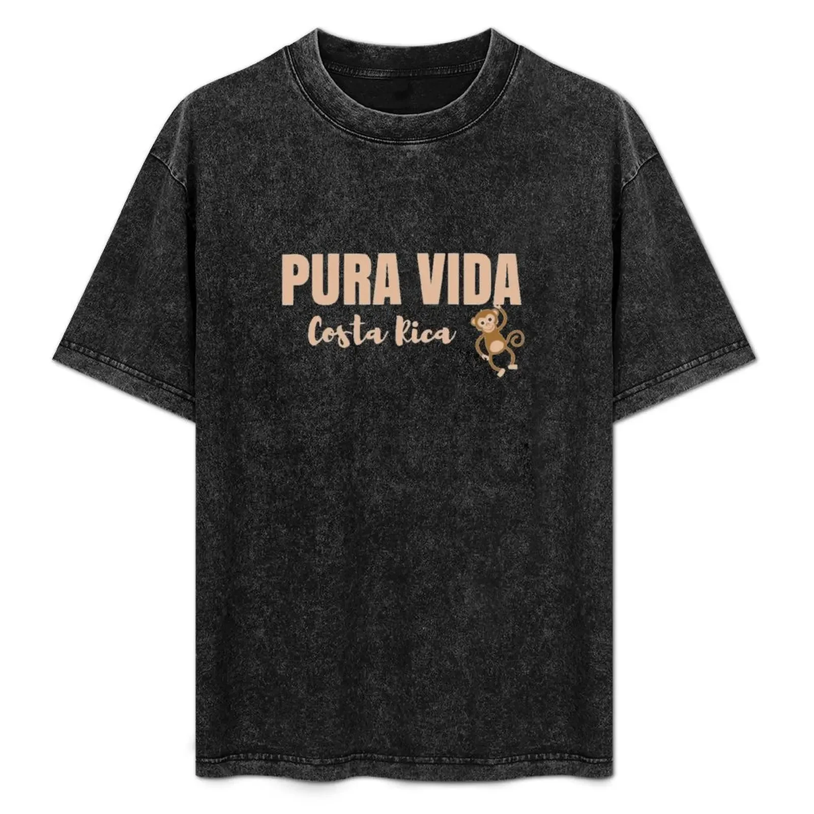 

Costa Rica Pura Vida Monkey T-Shirt plain plus size tops luxury designer men graphic t shirts
