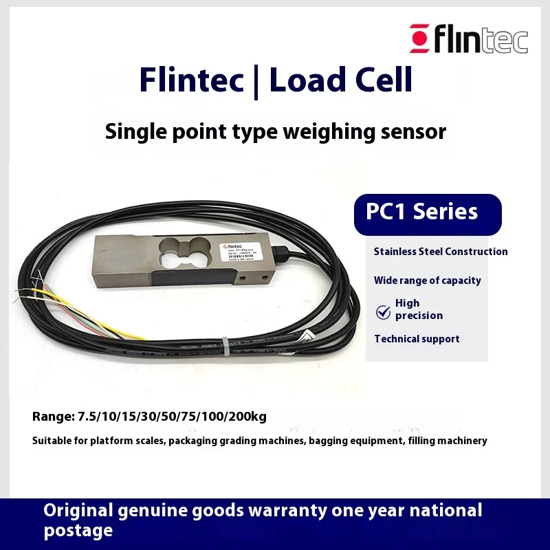 Flintech Load Sensor PC1-7.5/10/20/50/100/200kg-C3-S Stainless Steel Bench Scale