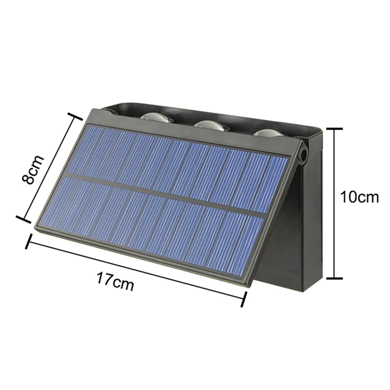 Solar Wall Light -LED Outdoor Wall Solar Light Waterproof Garden Wall Decoration Lighting For Villa Patio Stair Corridor