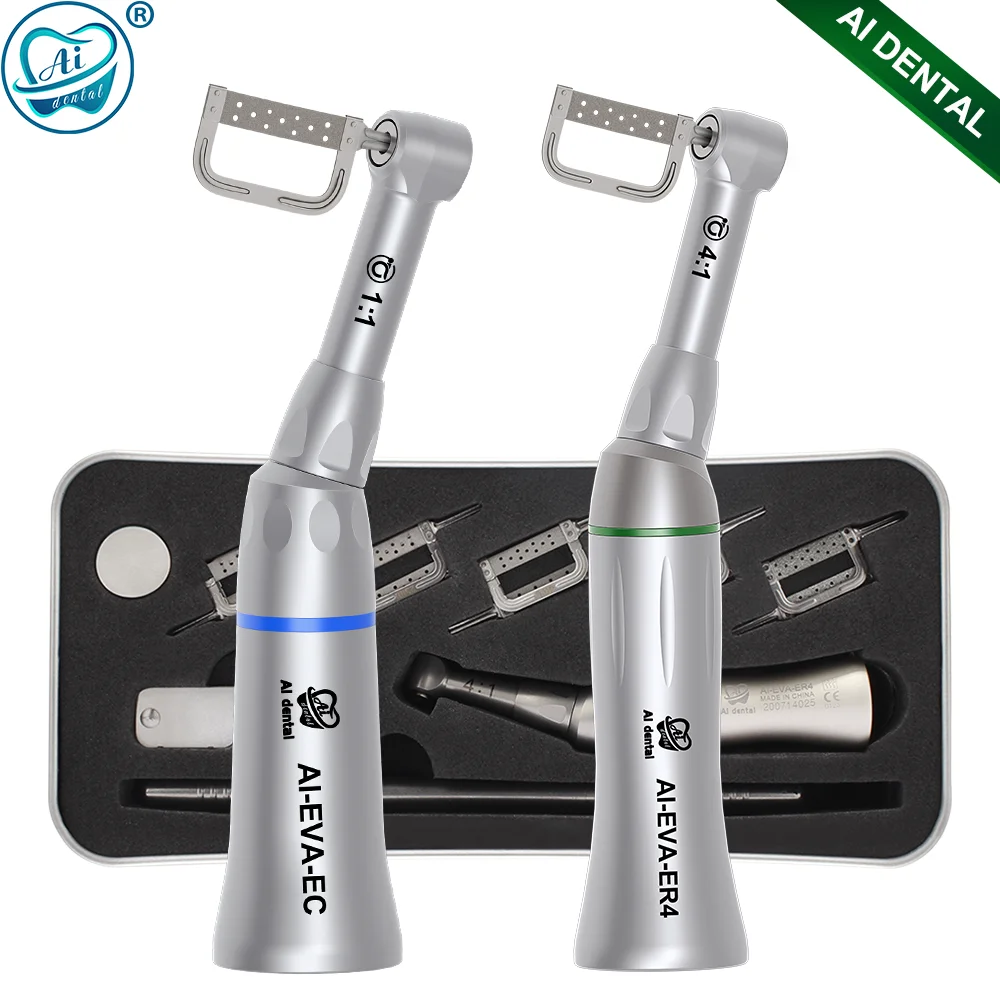 

AI-EVA-ER4/EC Dental Vertical Reciprocating 4:1/1:1 Contra Angle Handpiece or Orthodontic Consumables Handle Kit with Saw Blade