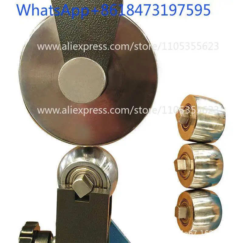 12 inch English wheel 305mm throat depth 1.5mm mild steel 1 upper wheel 4 lower wheel grinding  can rotate 90 degrees
