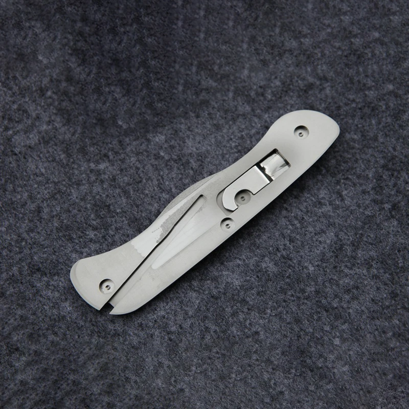Carbon Fibre / Titanium Made Knife Handle Scales Patch For 111MM Victorinox Sentinel Swiss Army Knives DIY Make Replace Part